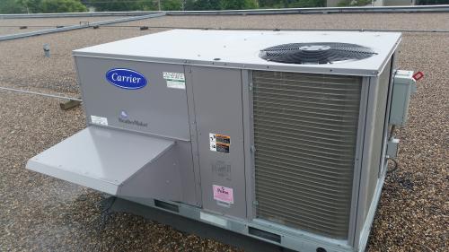 carrier roof top commercial hvac unit